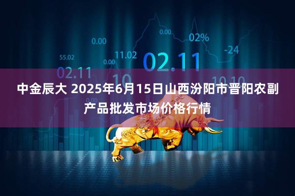 中金辰大 2025年6月15日山西汾阳市晋阳农副产品批发市场价格行情