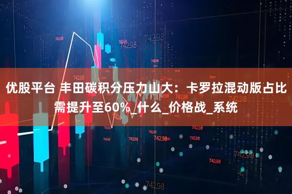 优股平台 丰田碳积分压力山大：卡罗拉混动版占比需提升至60%_什么_价格战_系统