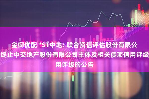 金御优配 *ST中地: 联合资信评估股份有限公司关于终止中交地产股份有限公司主体及相关债项信用评级的公告