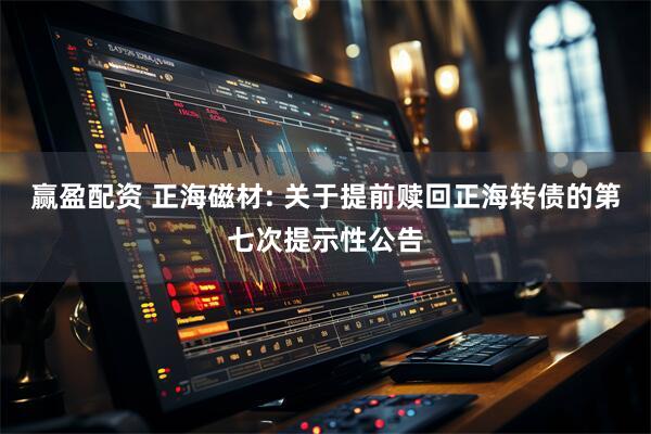 赢盈配资 正海磁材: 关于提前赎回正海转债的第七次提示性公告